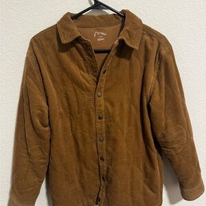 Art Class Men's Brown Corduroy Shirt Jacket